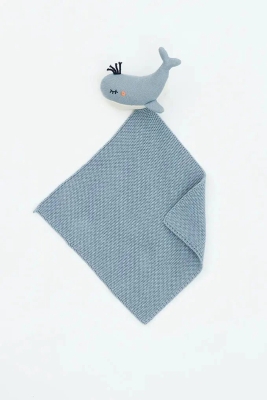 Cotton Comforter with Charming Whale