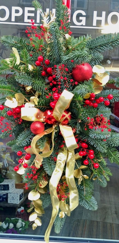 Traditional Christmas Door Swag